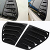 Black side rear window louvers shutter covers for VW Golf MK6/7/7.5/8
