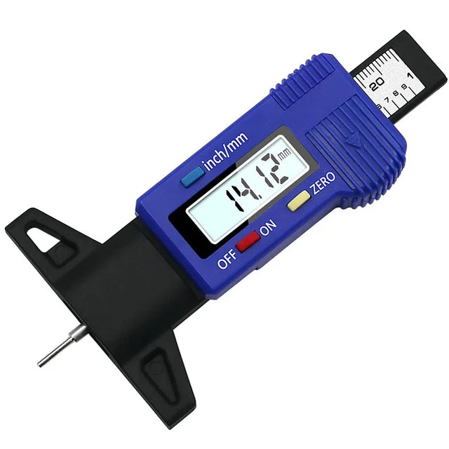 Digital Tire Tread Depth Gauge with Large LCD Display