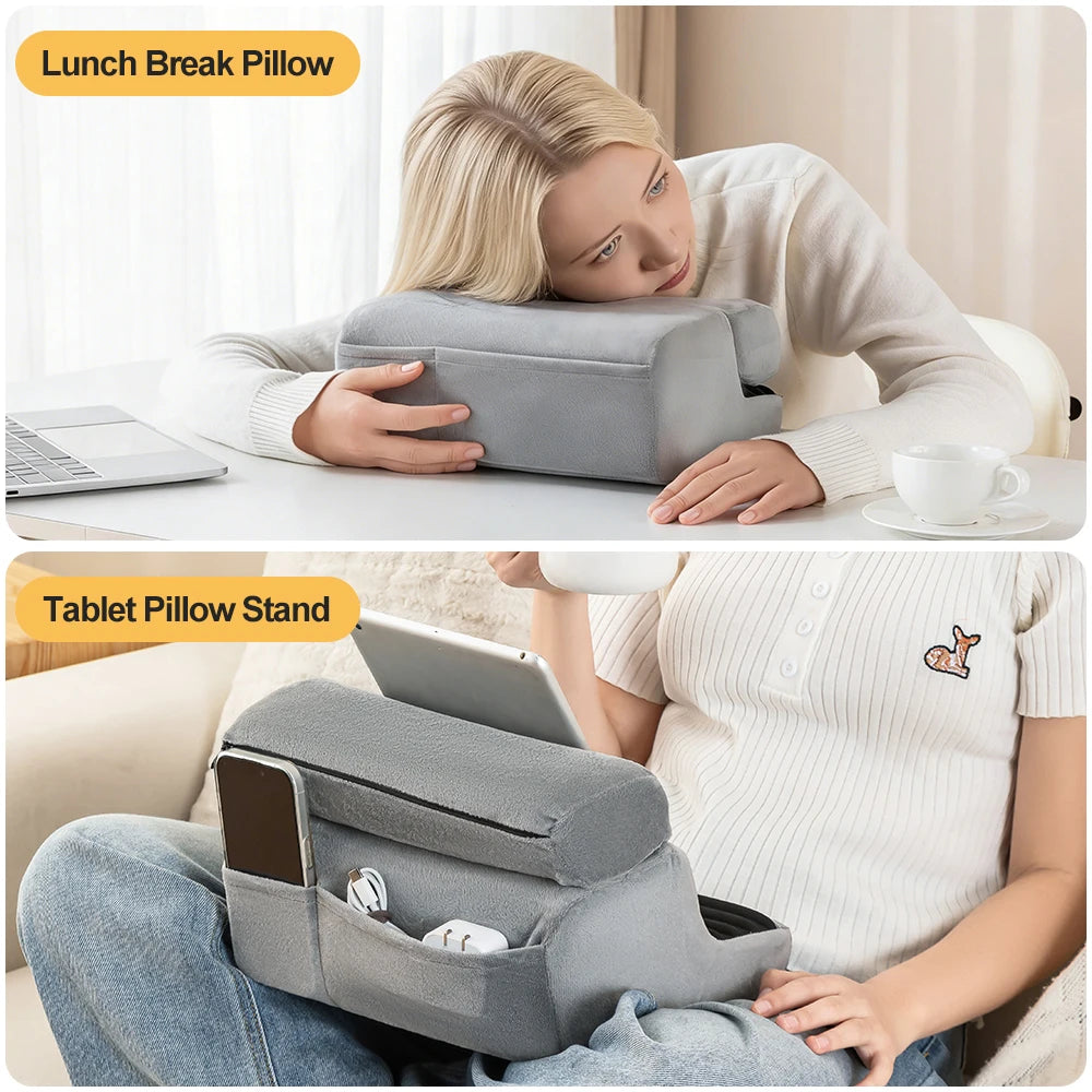 Cushioned Tablet & Phone Stand with Adjustable Viewing Angles