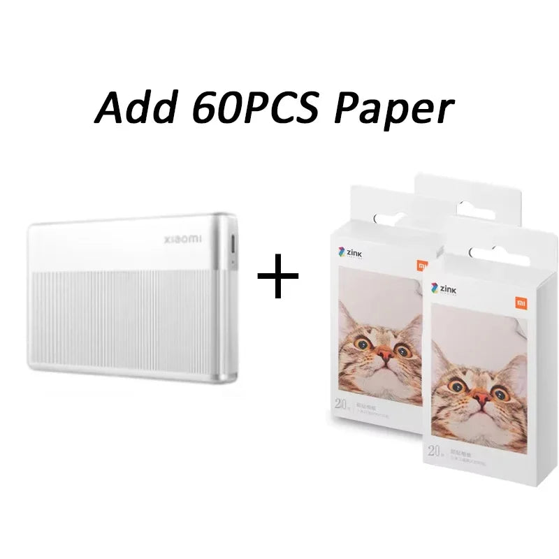 Portable Bluetooth Photo Printer with ZINK Technology