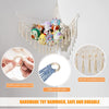 Macrame Toy Hammock for Corner Storage and Wall Decor