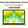 Slim Hard Shell Case for 13-Inch MacBook (2026, A3404)