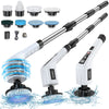 Cordless Electric Cleaning Brush with Extendable Handle & LED Light
