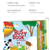 Montessori Busy Book for Toddlers – Reusable Sticker & Velcro Learning Activities