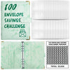 Marble A5 Savings Challenge Binder with 100 Cash Envelopes