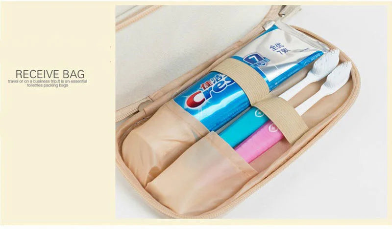 Floral Print Waterproof Hanging Travel Toiletry Bag