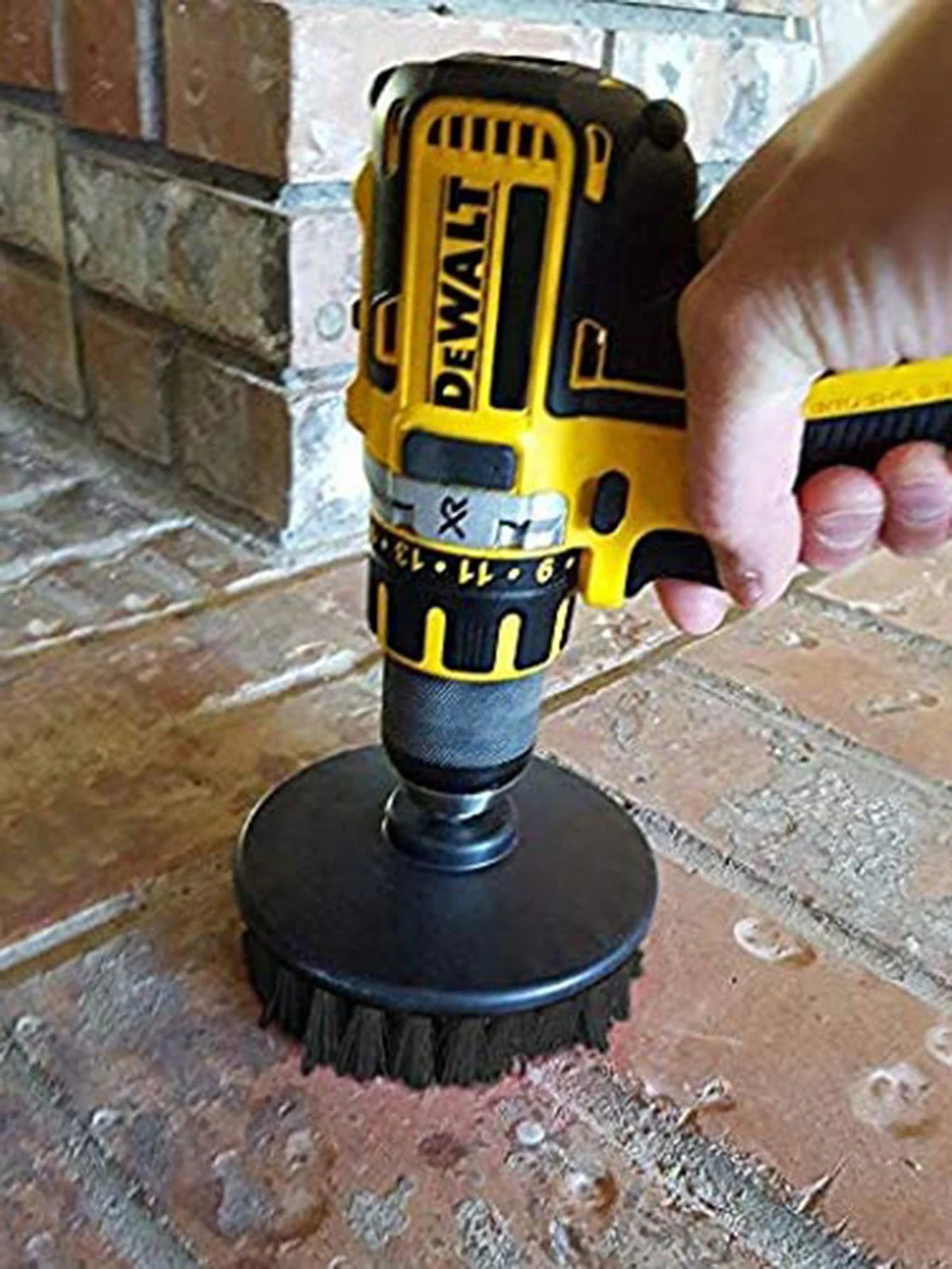 Rotary Drill Brush Cleaning Kit for Deep Scrubbing
