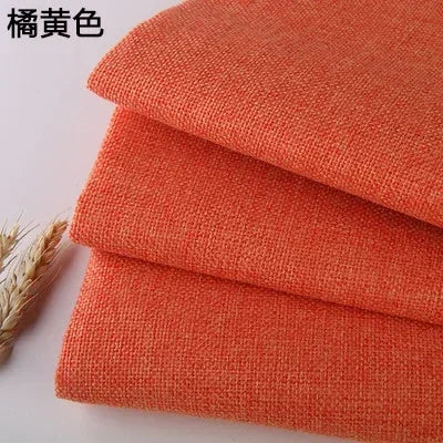 Premium Cotton-Linen Upholstery Fabric – Solid Colors, Durable & Versatile