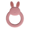 Baby Teething Gloves with Cartoon Bear Design