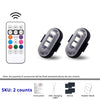 Rechargeable RGB LED Footwell Light with Remote