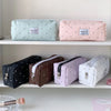 Korean Style Polka Dot Pencil Case – Spacious Storage for Students & Makeup