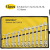 Flex-Head Ratcheting Wrench Set