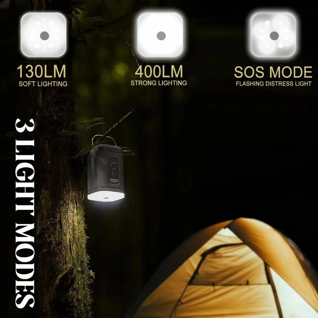 Pompe à Air Électrique Portable et Lampe de Camping