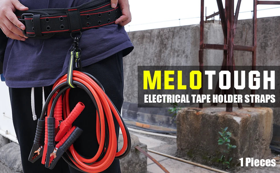 Durable Electrical Tape Holder with Snap Hook for Tool Belts and Pouches