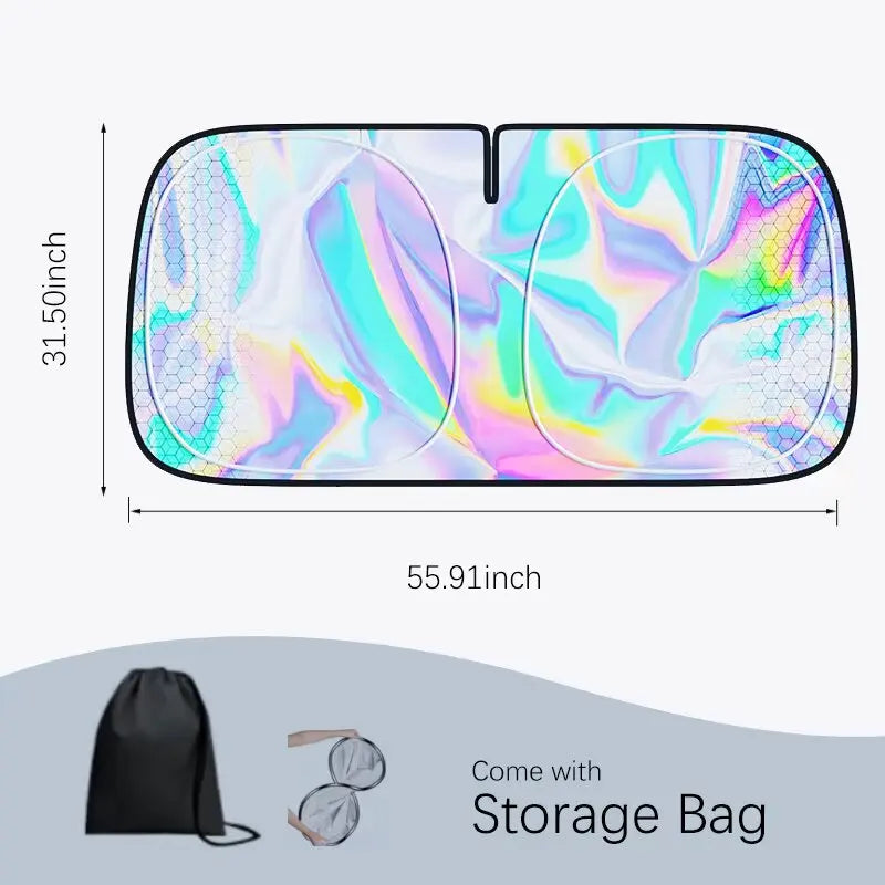 Parasol de pare-brise pliable pour voiture