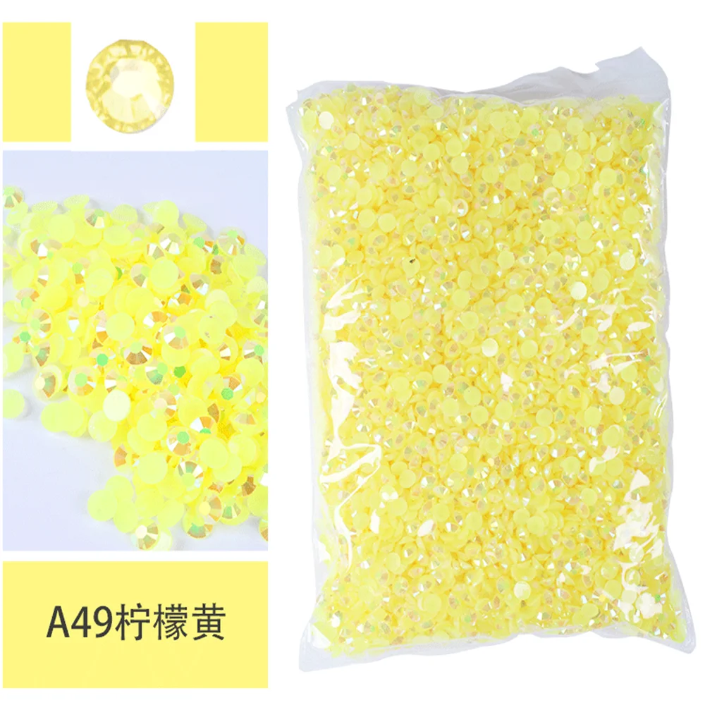 Jelly AB Flatback Resin Rhinestones (2-6mm)