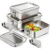 Edelstahl-Bento-Lunchbox mit sicherem Verschluss