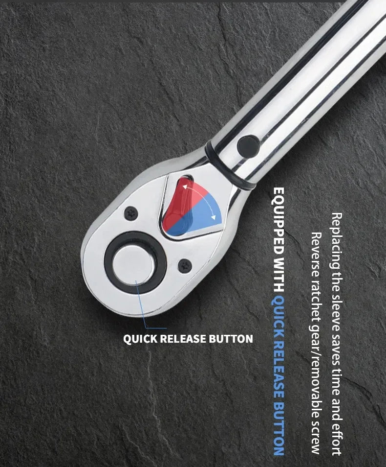 3/8" Drive Torque Wrench (5-60 N.m) with ±3% Accuracy
