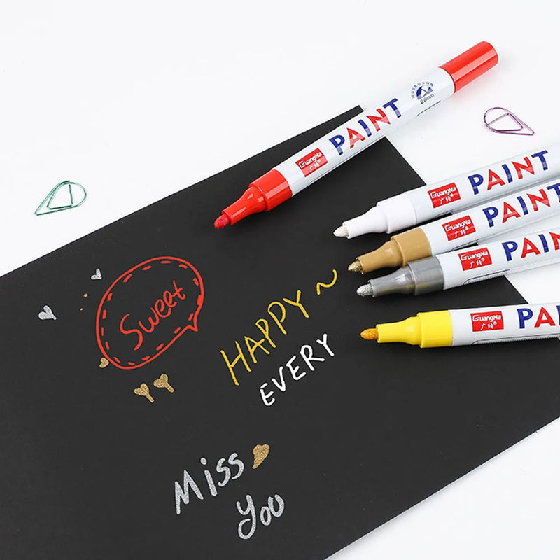 Waterproof Permanent Paint Marker for Cars and Wheels