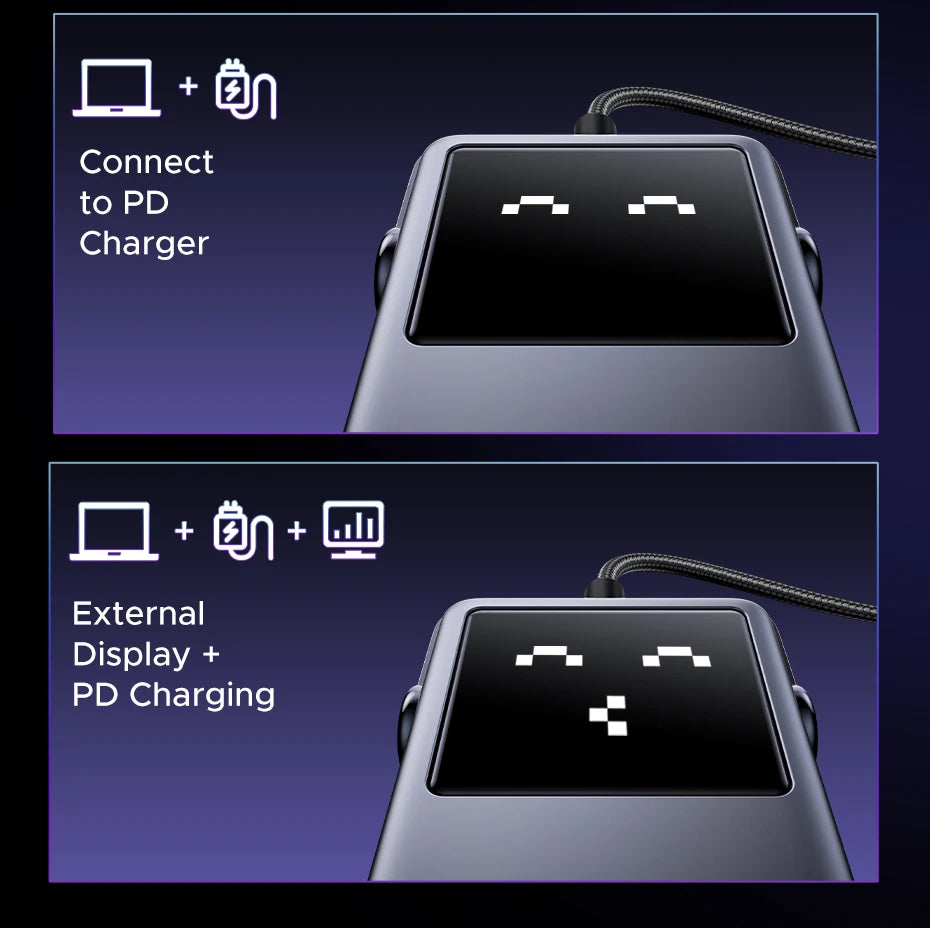 6-in-1 USB-C Hub with 4K HDMI, 10Gbps Data, and 100W Pass-Through Charging