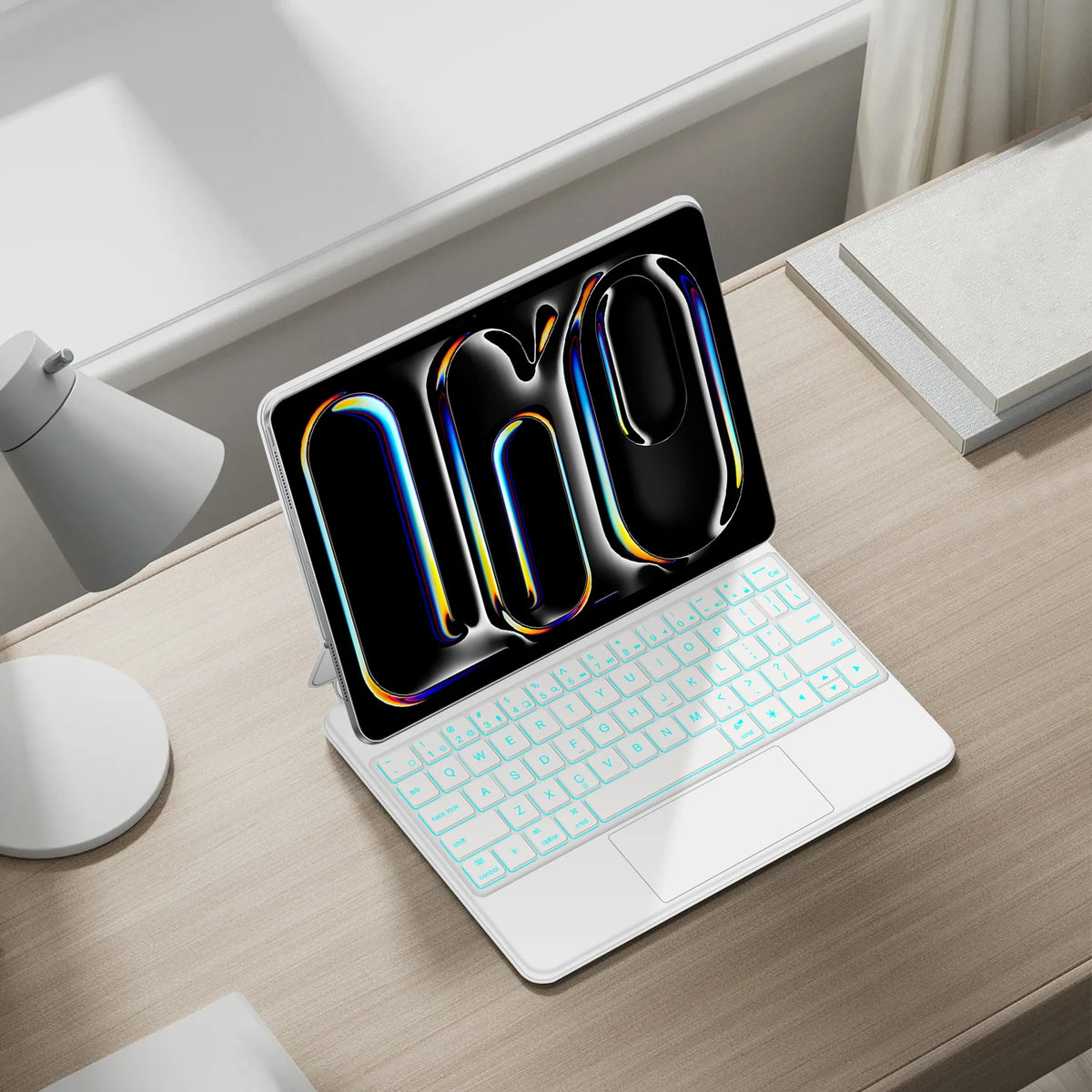 iPad Magic Keyboard Case with Backlit Keys and Touchpad