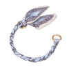 Decorative Silk Scarf Bag Chain with Detachable Bow