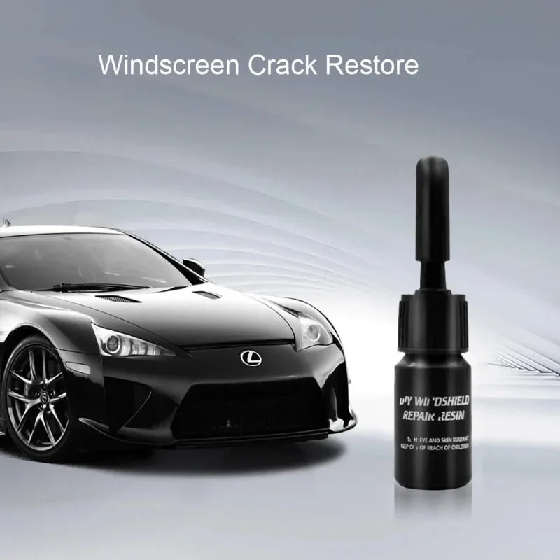Windshield Crack Repair Kit with UV Resin