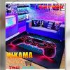 Gothic Skull Print Non-Slip Floor Mat