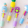 Kawaii 4-Color Retractable Ballpoint Pens (Set of 10/15/20)