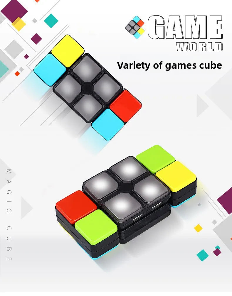 Electronic Handheld Puzzle Fidget Game with 4 Modes