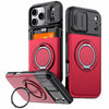 Premium Leather Wallet Case with Card Slots & Kickstand for iPhone