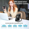 Portable USB Desk Fan with 180° Foldable Stand and Digital Display
