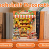 Book Nook DIY Wooden Miniature Kit with LED Lighting