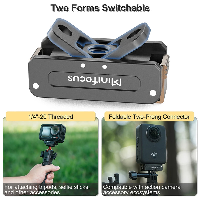 Magnetic Quick Release Adapter for DJI Osmo Action Cameras