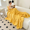 Plush Coral Fleece Blanket – Soft & Warm Throw for Bed, Sofa & Travel