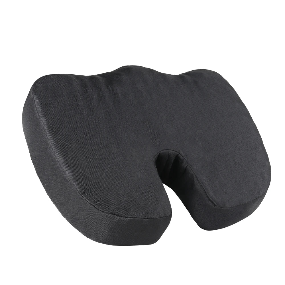 Ergonomic U-Shaped Memory Foam Seat Cushion for Coccyx Pain Relief