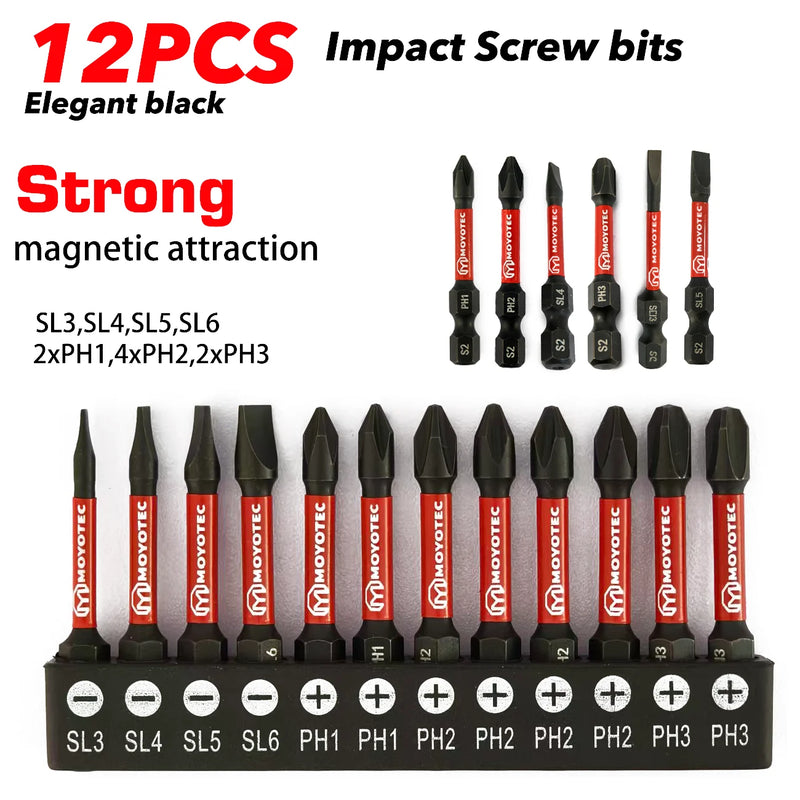 High-Strength Magnetic Screwdriver Bit Set