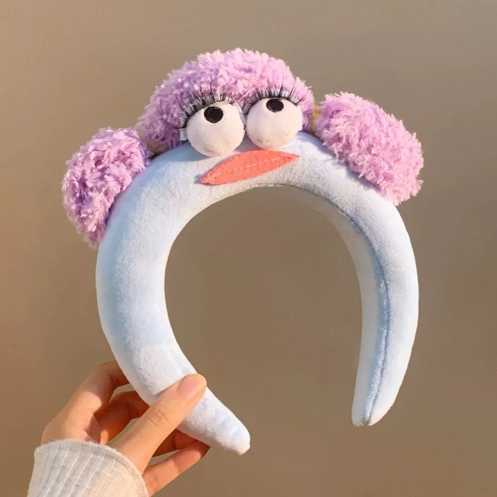 Bandeau à cheveux en forme de anneau de dessins animés coloré