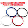 Aluminum Alloy Headlight Switch Trim Ring for Select VW Models