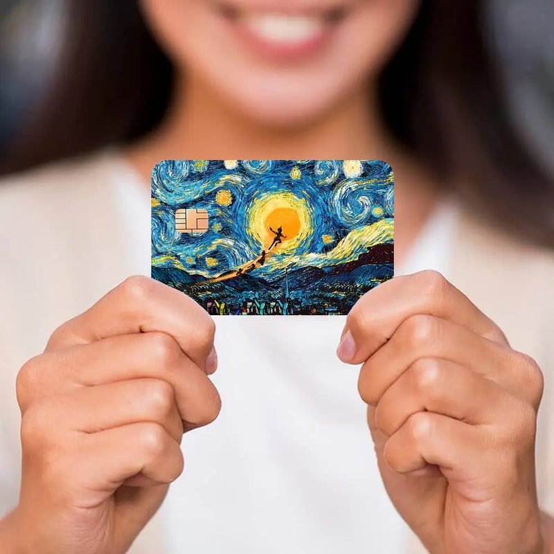Skin para Tarjeta de Crédito Estilo Van Gogh