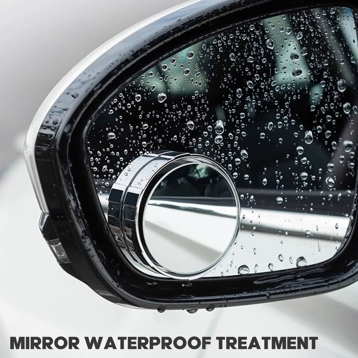 360° Wide Angle Car Side Mirror with Suction Cup – Blind Spot Eliminator