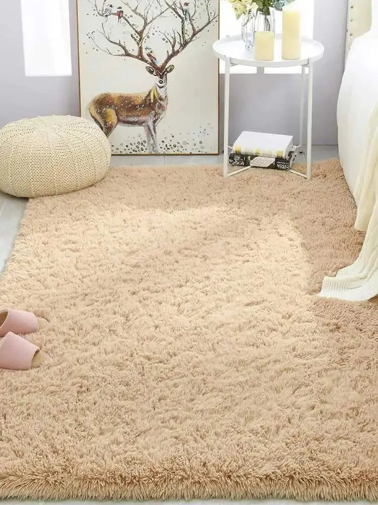 Plush Shaggy Area Rug for Living Room & Bedroom