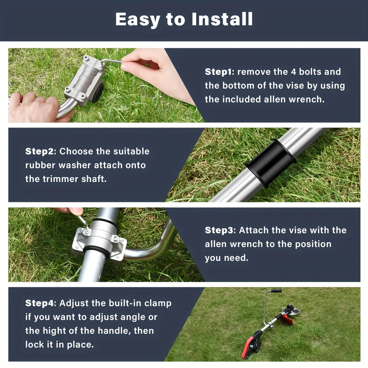 Ergonomic Trimmer Grip Extension