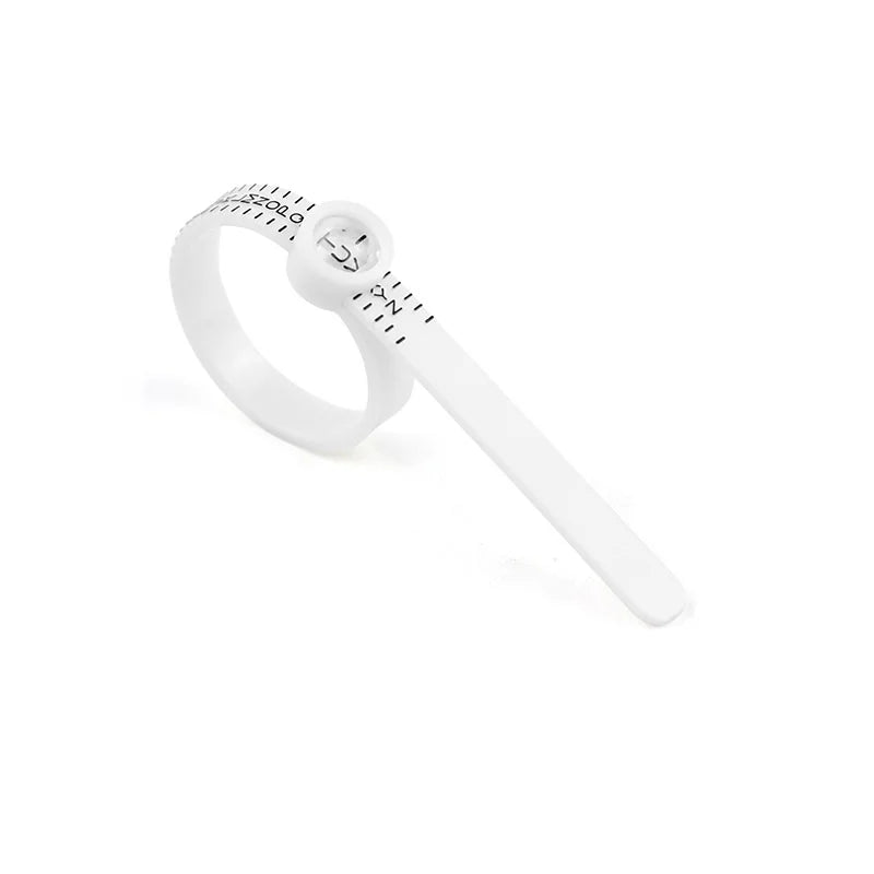 Ring Sizing Gauge with Magnifying Glass – Measure Finger Size at Home