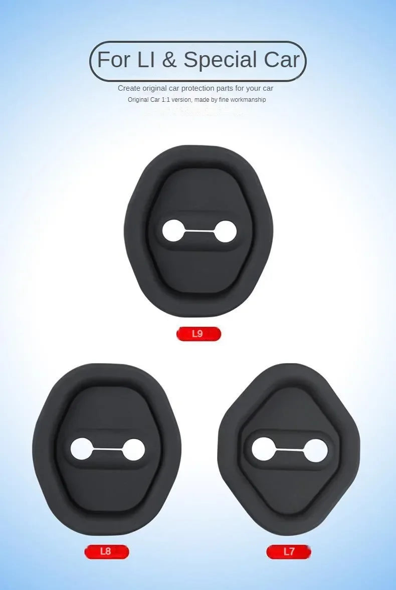 Silicone Car Door Lock Protector Covers for Li Lixiang L6 L7 L8 L9