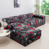 Printed Stretch Sofa Cover for L-Shaped and Corner Sofas