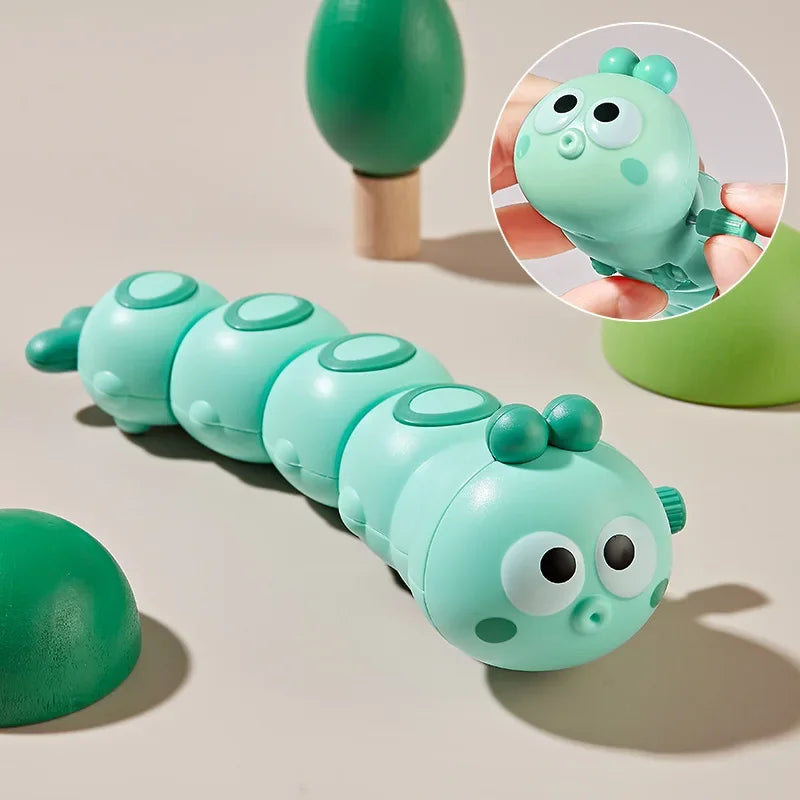 Wind-Up Crawling Caterpillar Toy for Kids