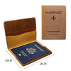 RFID-Blocking Leather Passport Holder