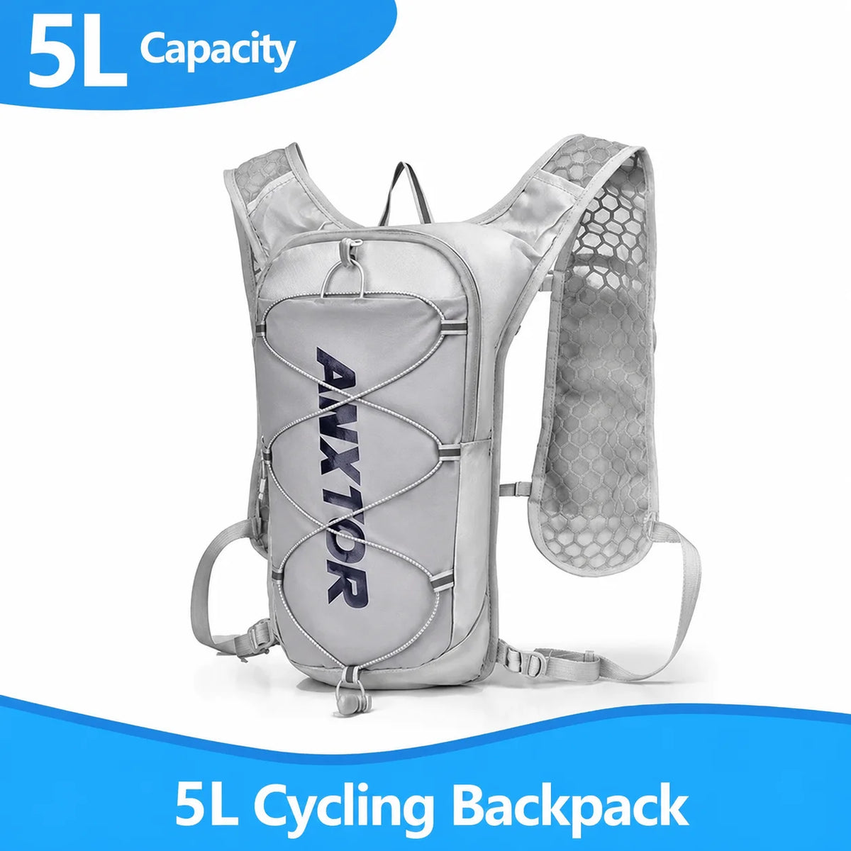 Ultralight 5L Hydration Running Backpack with Adjustable Fit