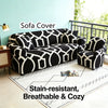 Stretch Sofa Cover with Non-Slip Backing